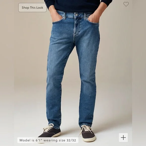 J. Crew 484 Slim-fit stretch jean in medium wash • size 34x32 • BX862 - Picture 4 of 13